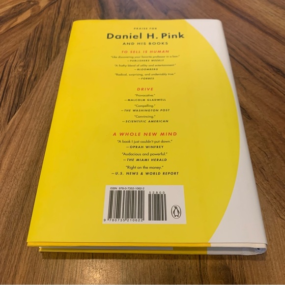 📚2/$12📚 Non-Fiction Self Help Book: WHEN by Daniel H Pink - Picture 2 of 4